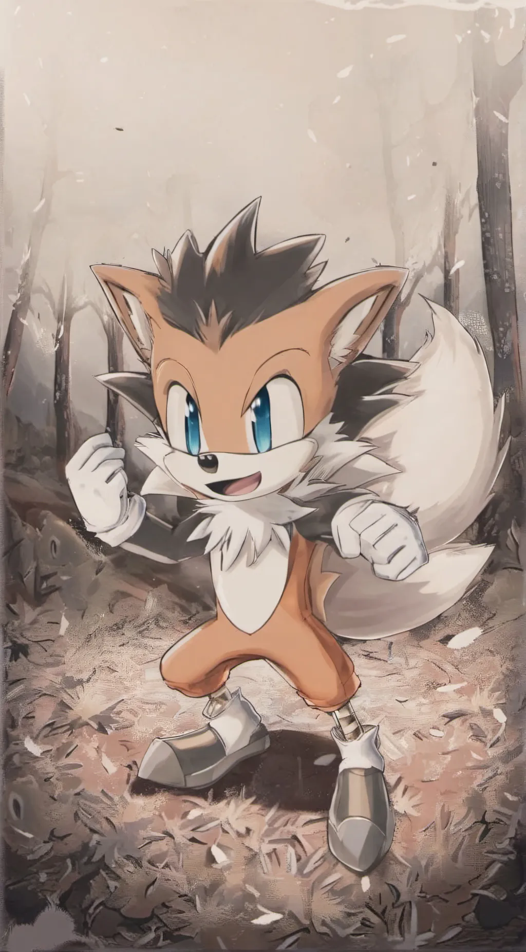 ai character: tails background