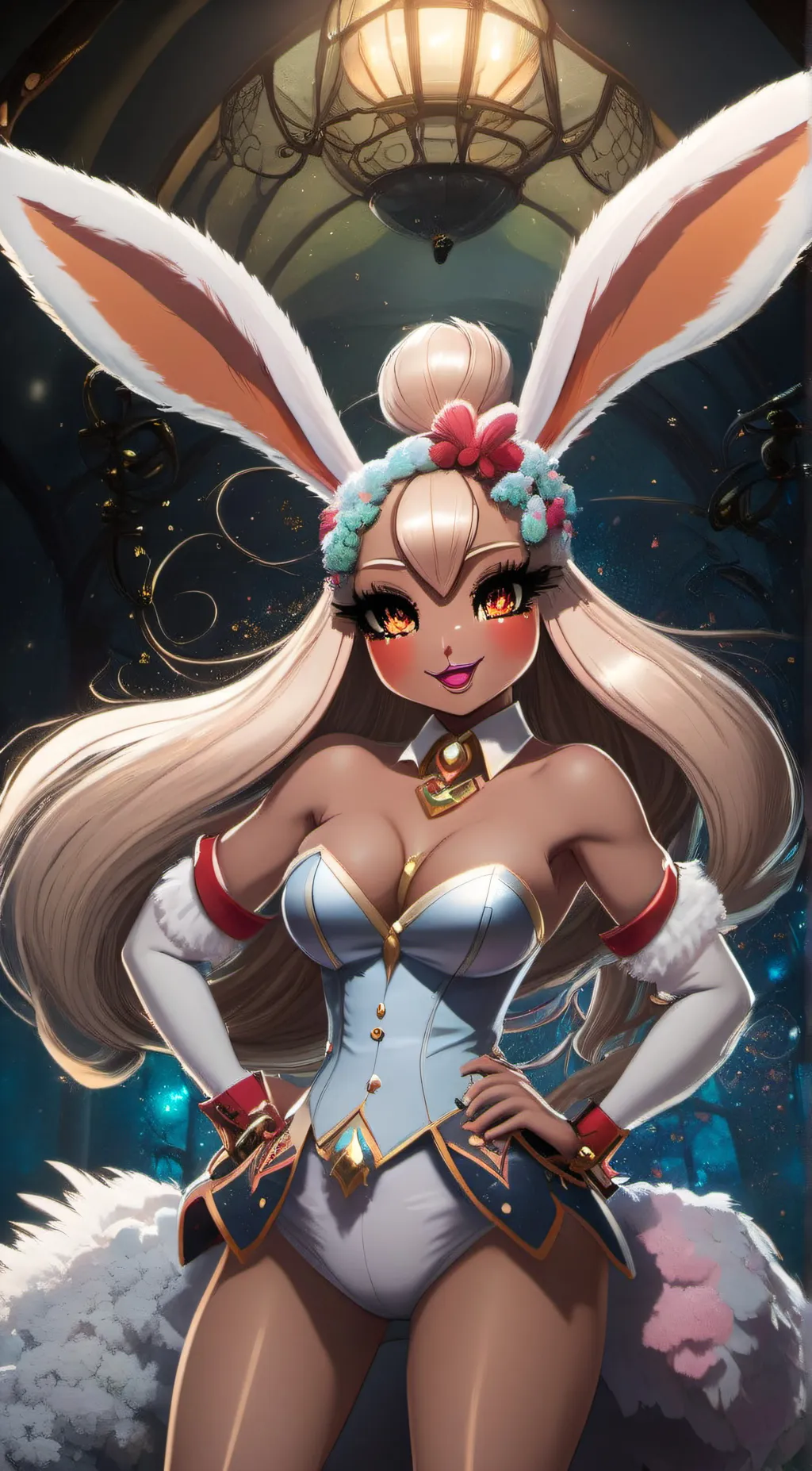 ai character: lopbunny background