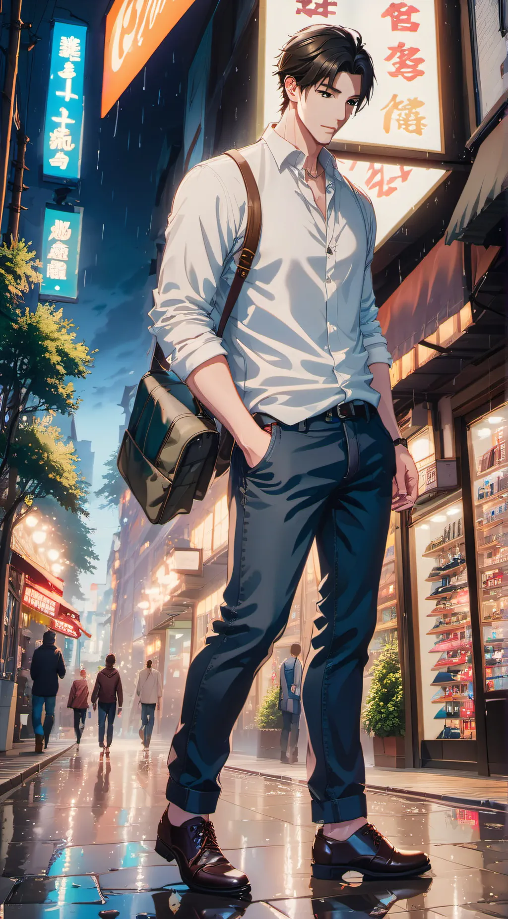 ai character: Ash Winger background