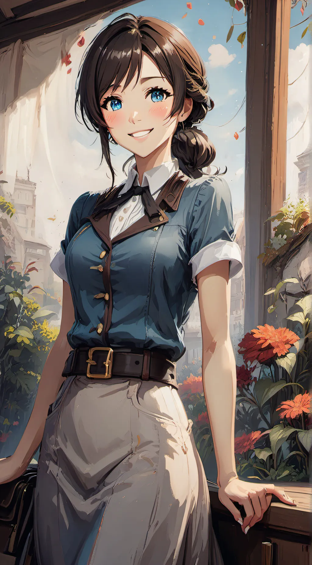 ai character: Thalia background