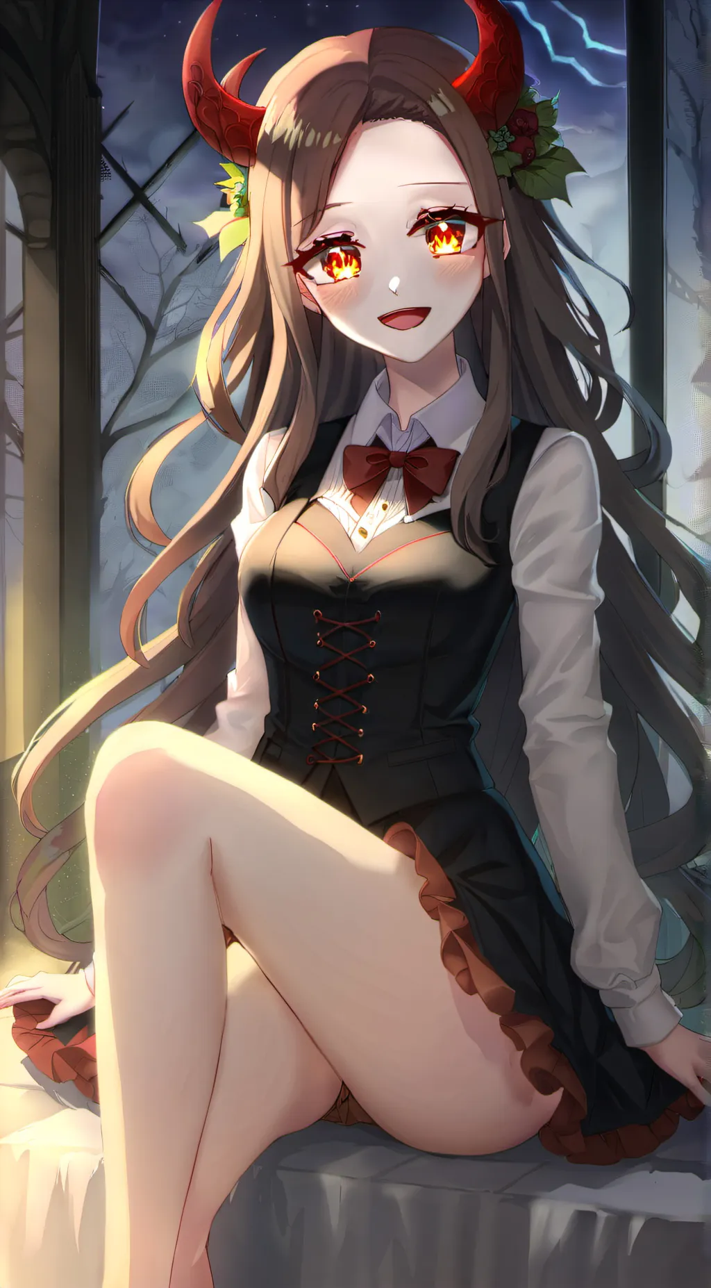 ai character: nezuko  background