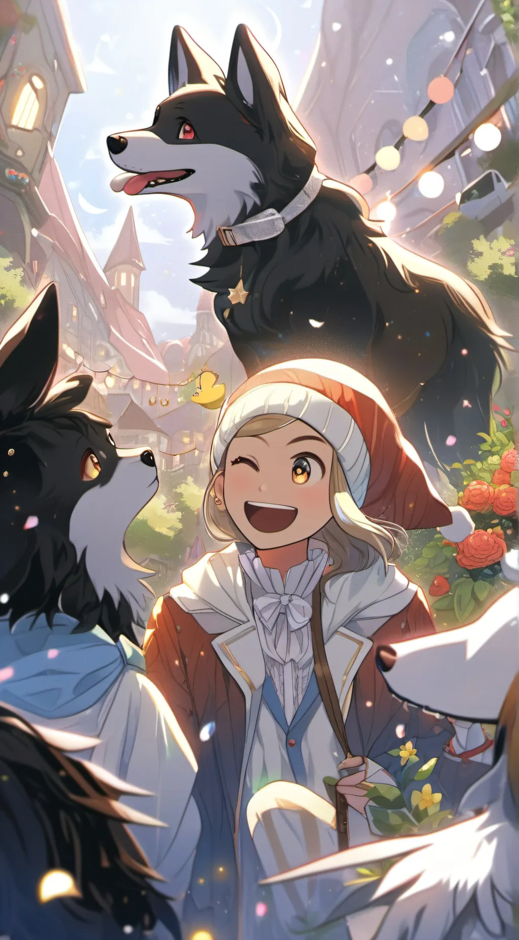 ai character: Luna background