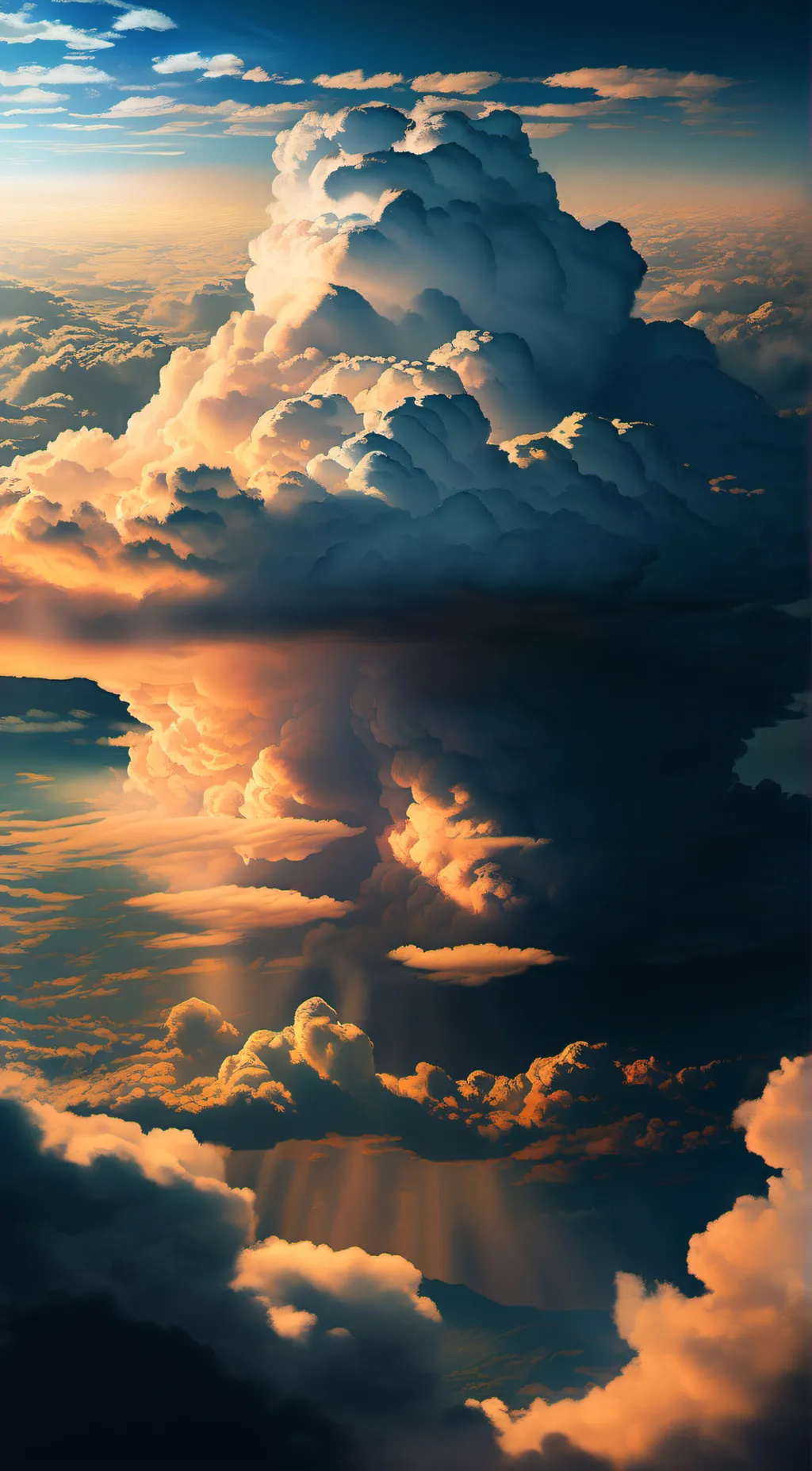 ai character: a Cloud background