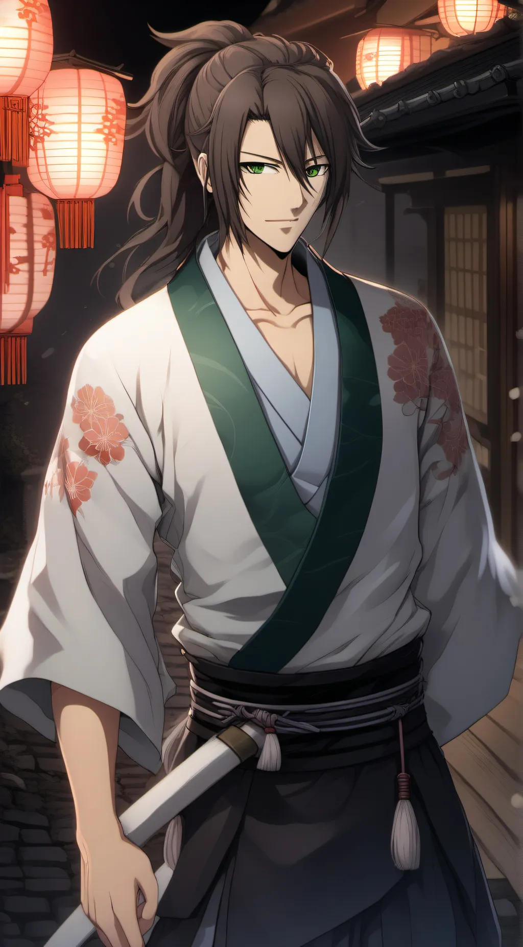 ai character: souji okita background