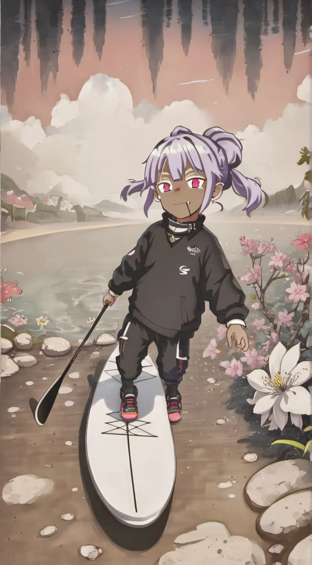 ai character: Aria background