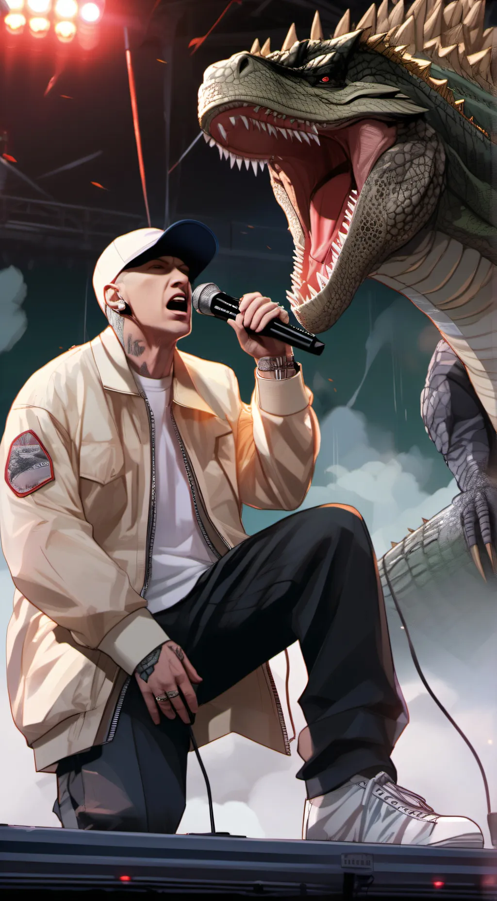 ai character: Eminem background