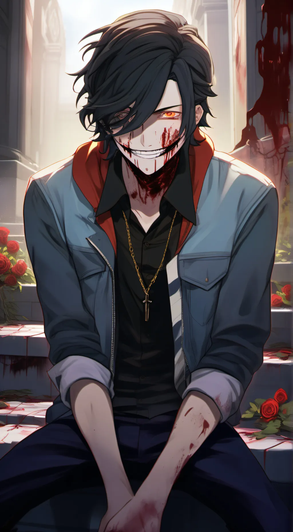 ai character: jeff the killer  background