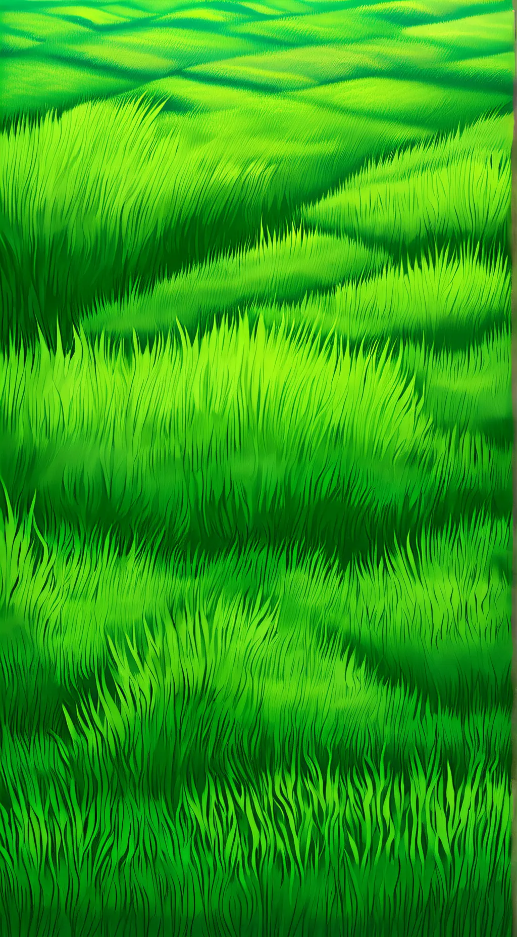 ai character: grass background