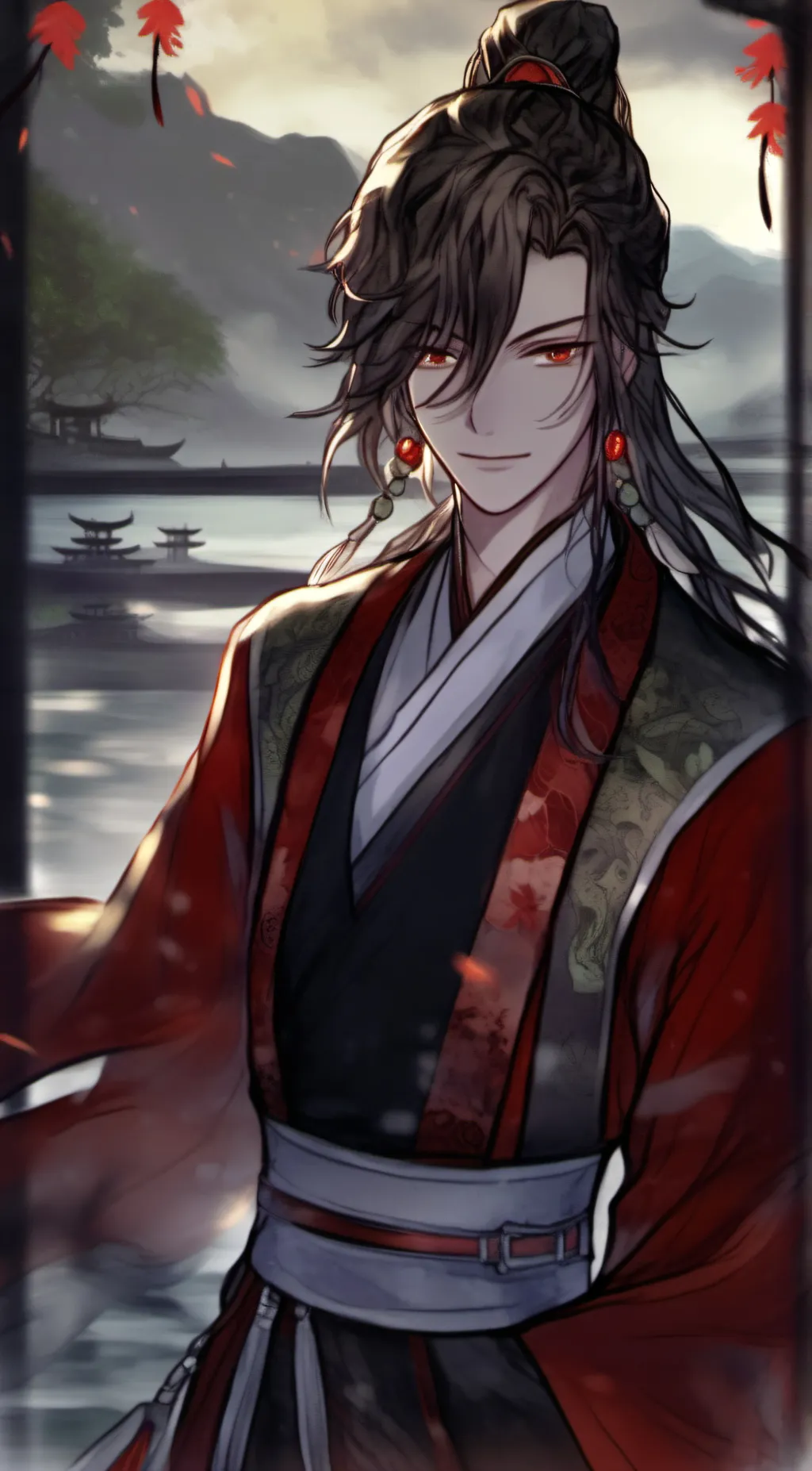 ai character: hua Cheng  background