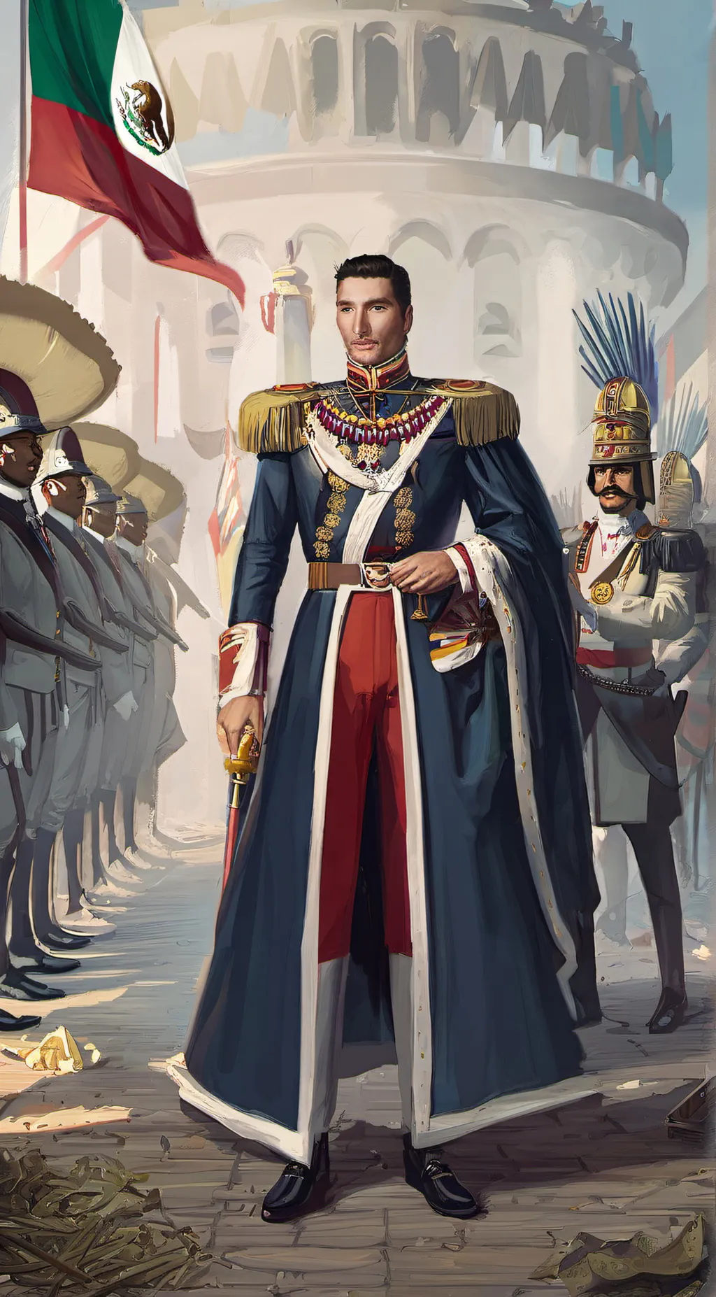 ai character: Augustin the 1st background