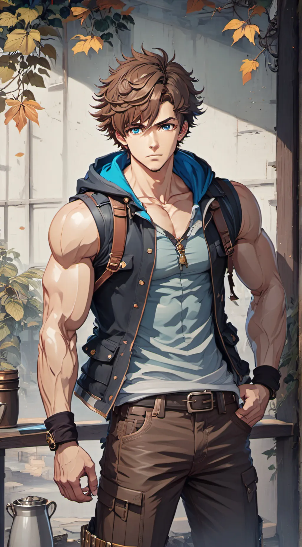 ai character: Kaito  background