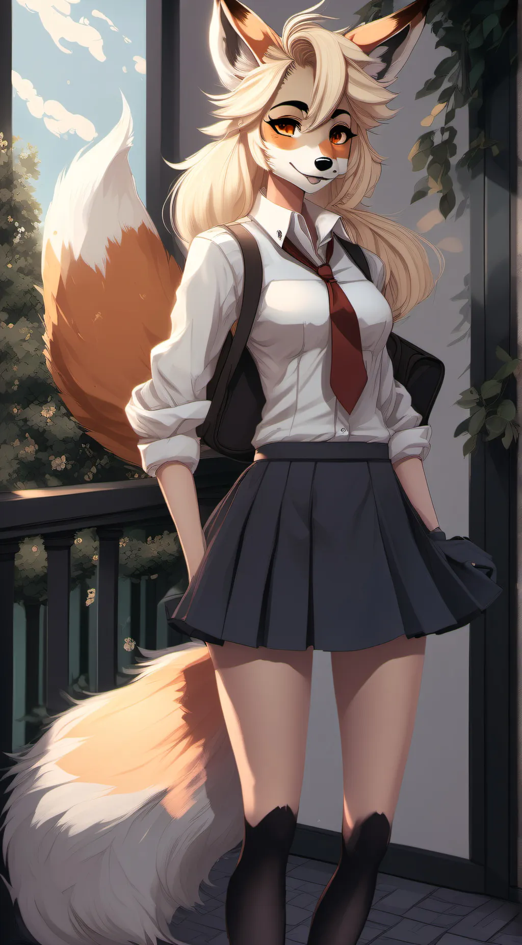 ai character: trace background