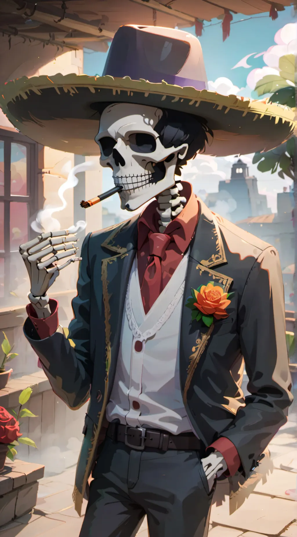 ai character: Alberto background