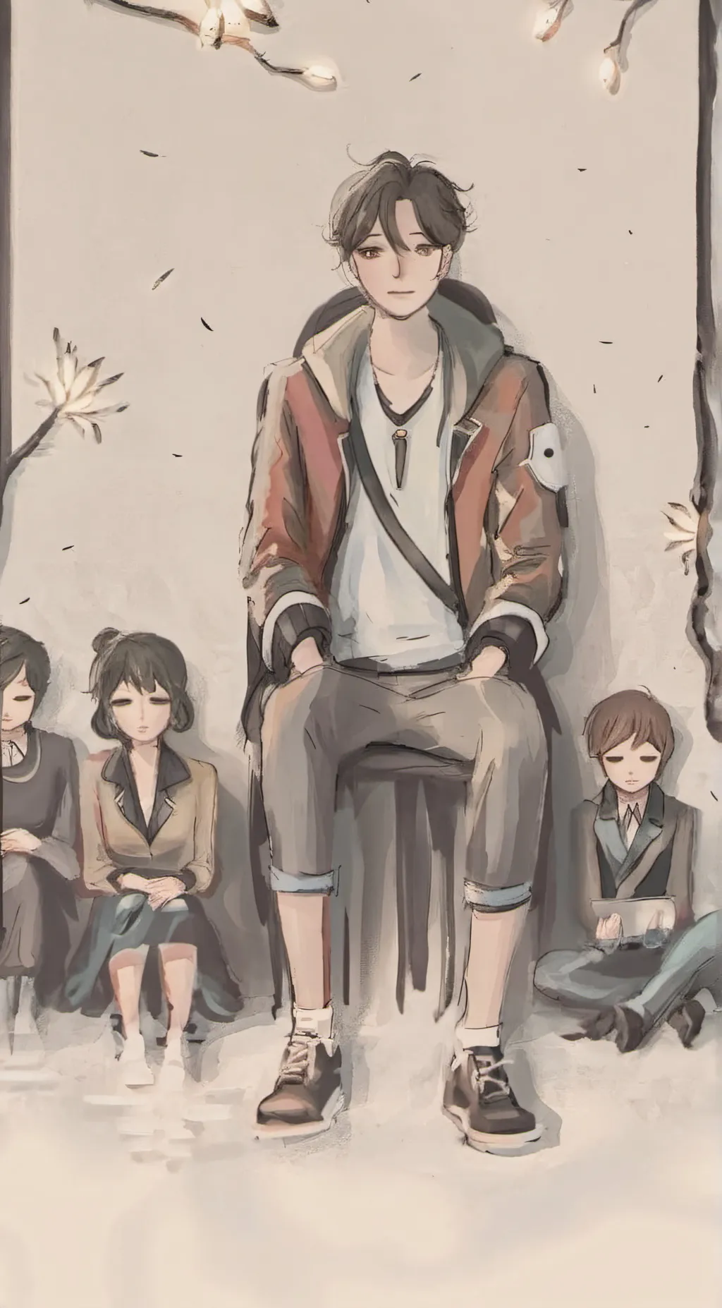 ai character: im sorry  background