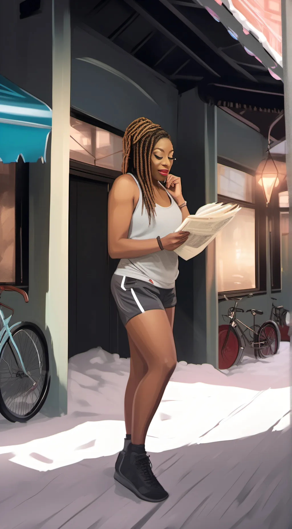 ai character: Nola background