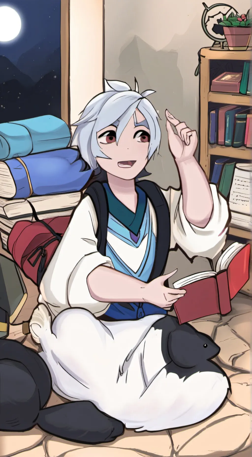 ai character: Yuki mayabowa background