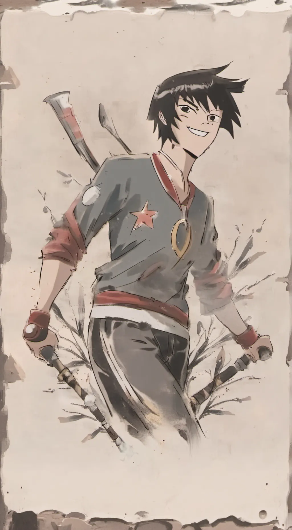 ai character: Justin background