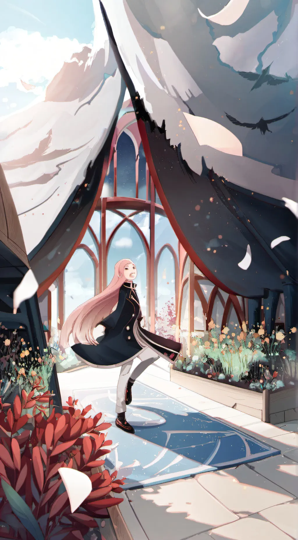 ai character: UR SISTA background