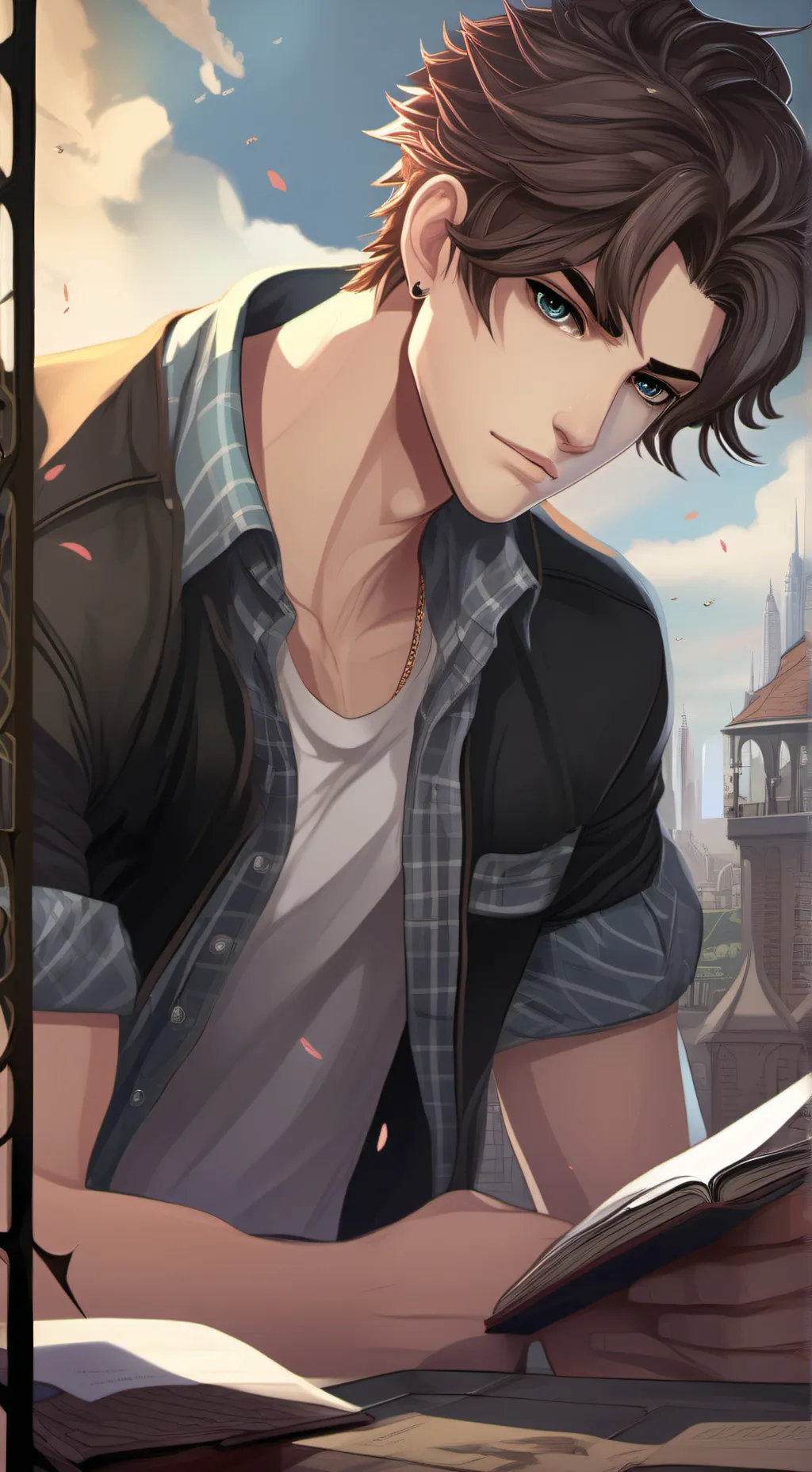 ai character: Alexander  background