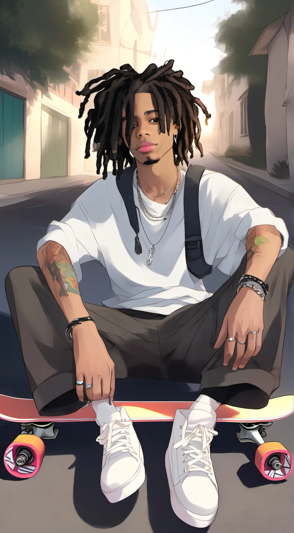 ai character: Tyler background