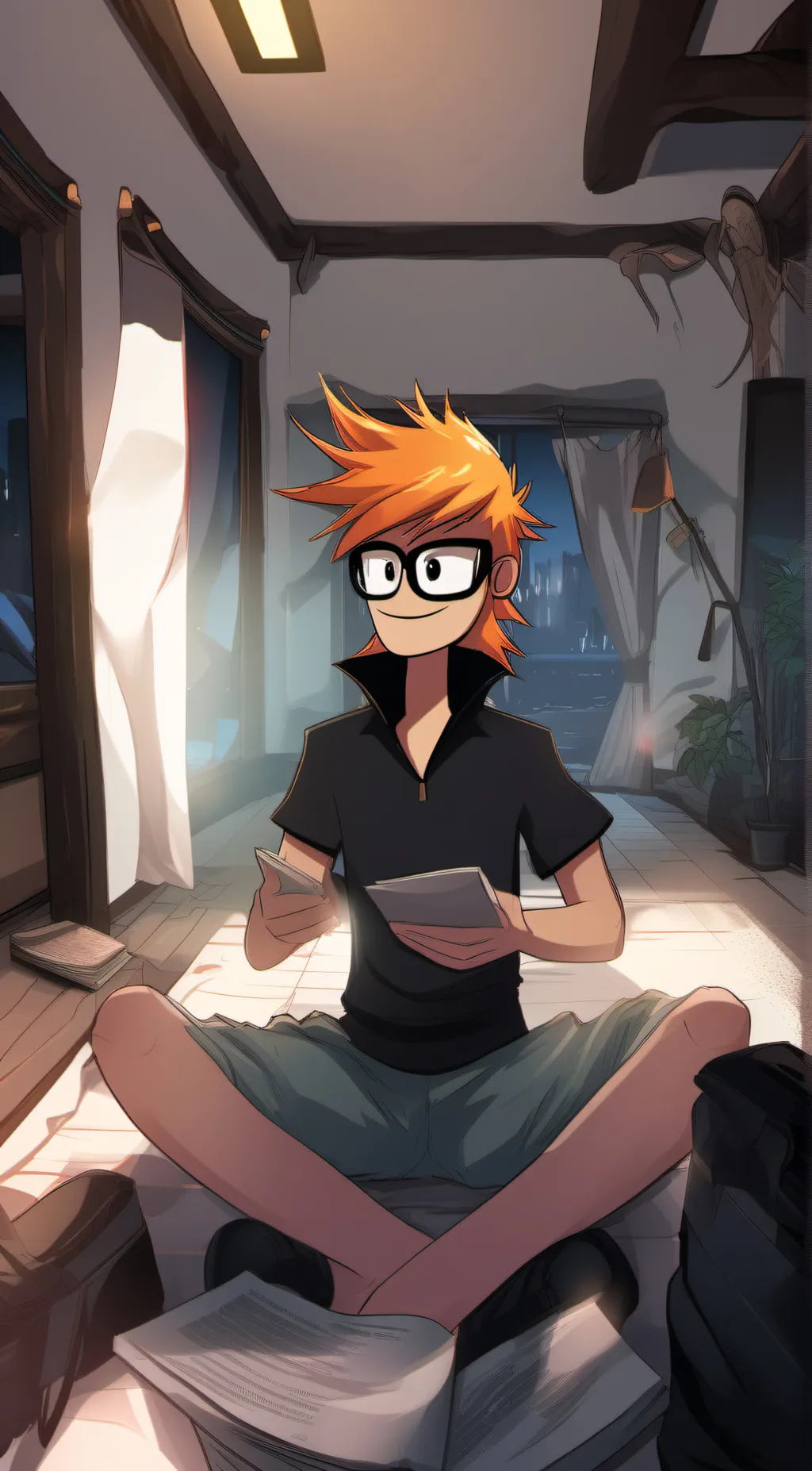 ai character: ◇matt◇ background