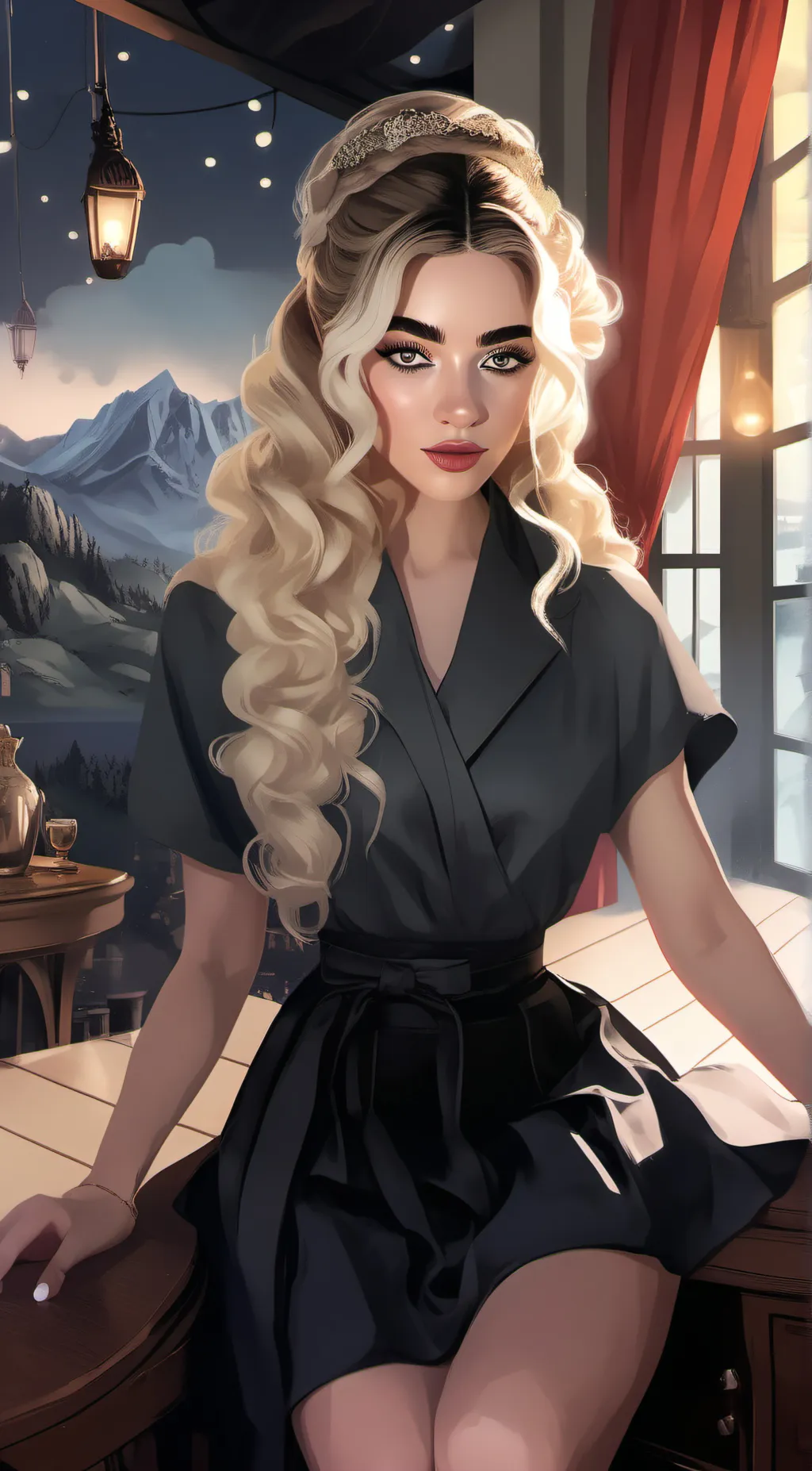 ai character: Eva background