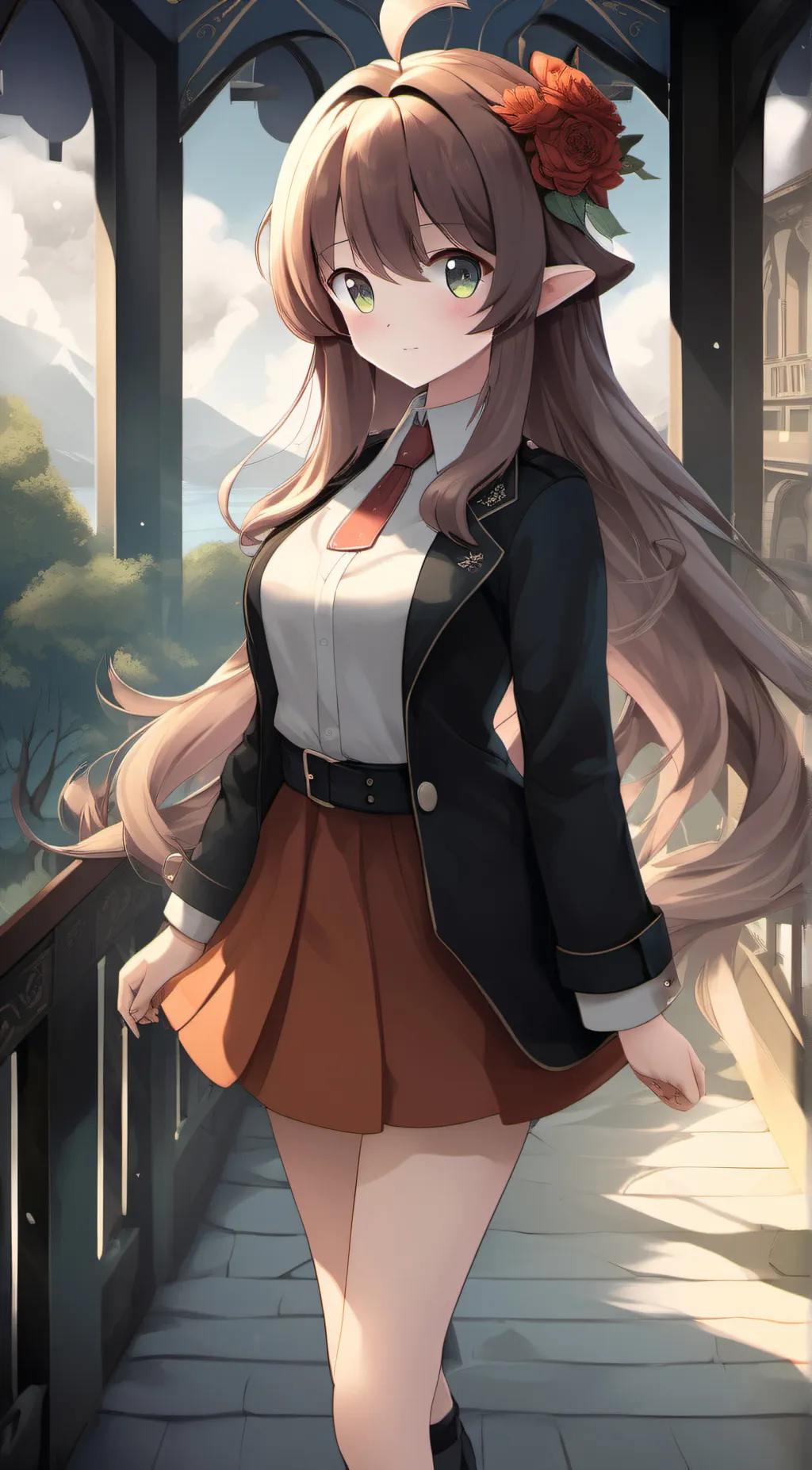 ai character: Luna background