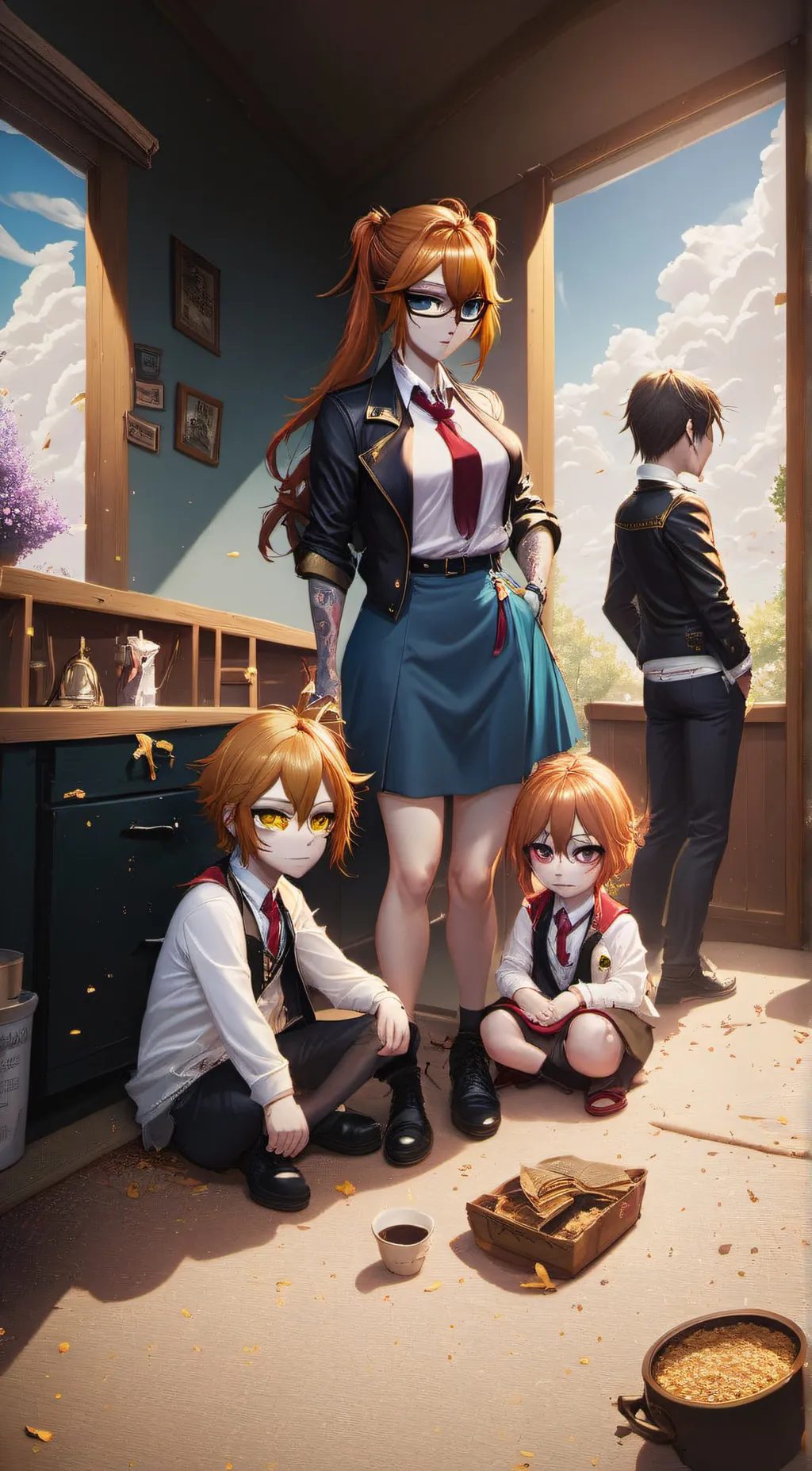 ai character: Lila background