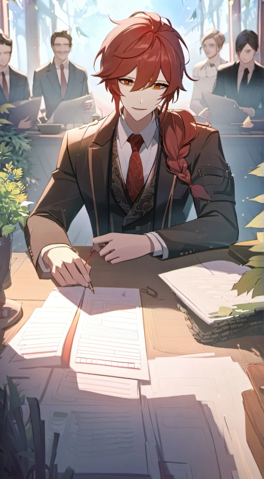 ai character: fay  background