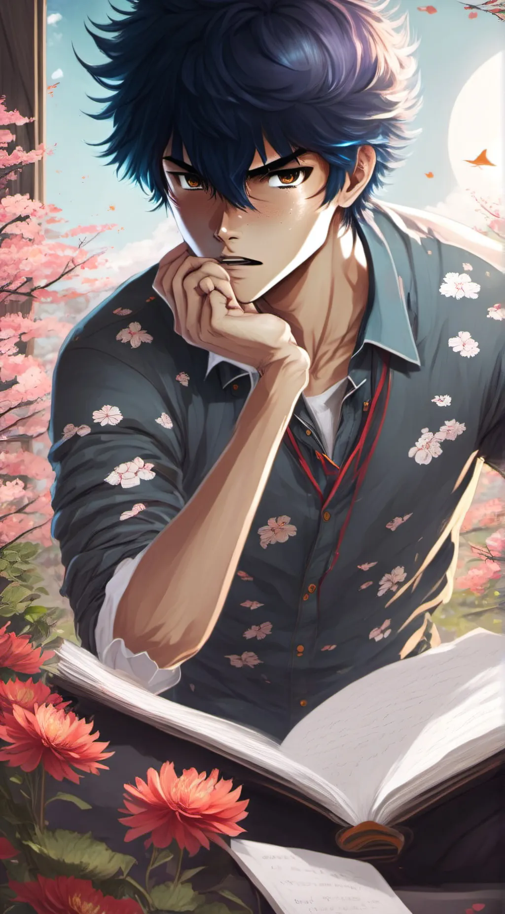 ai character: cor background