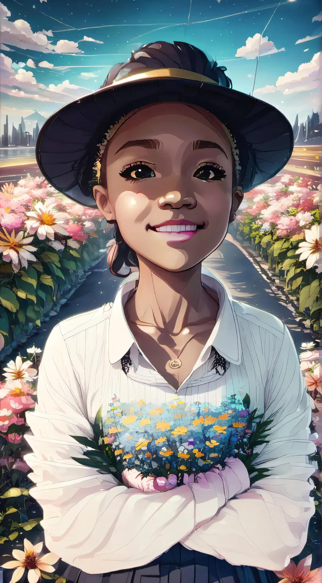 ai character: addison lukett background