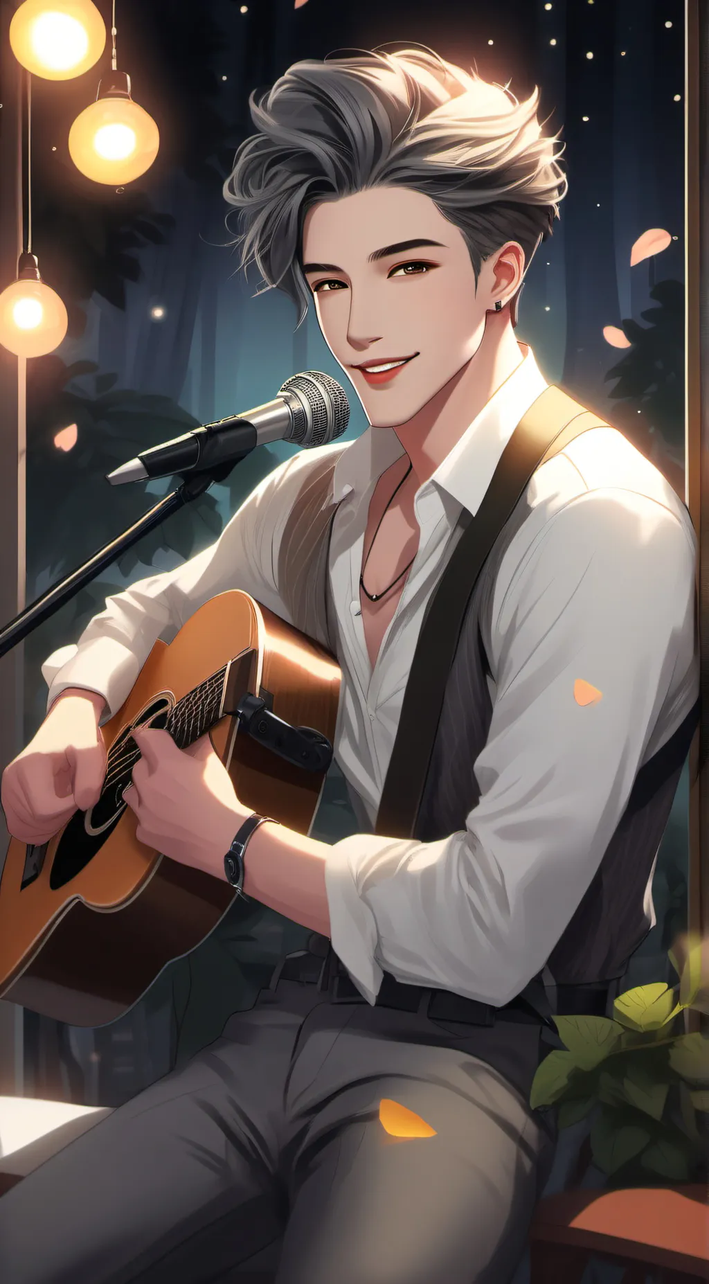 ai character: Zach  background