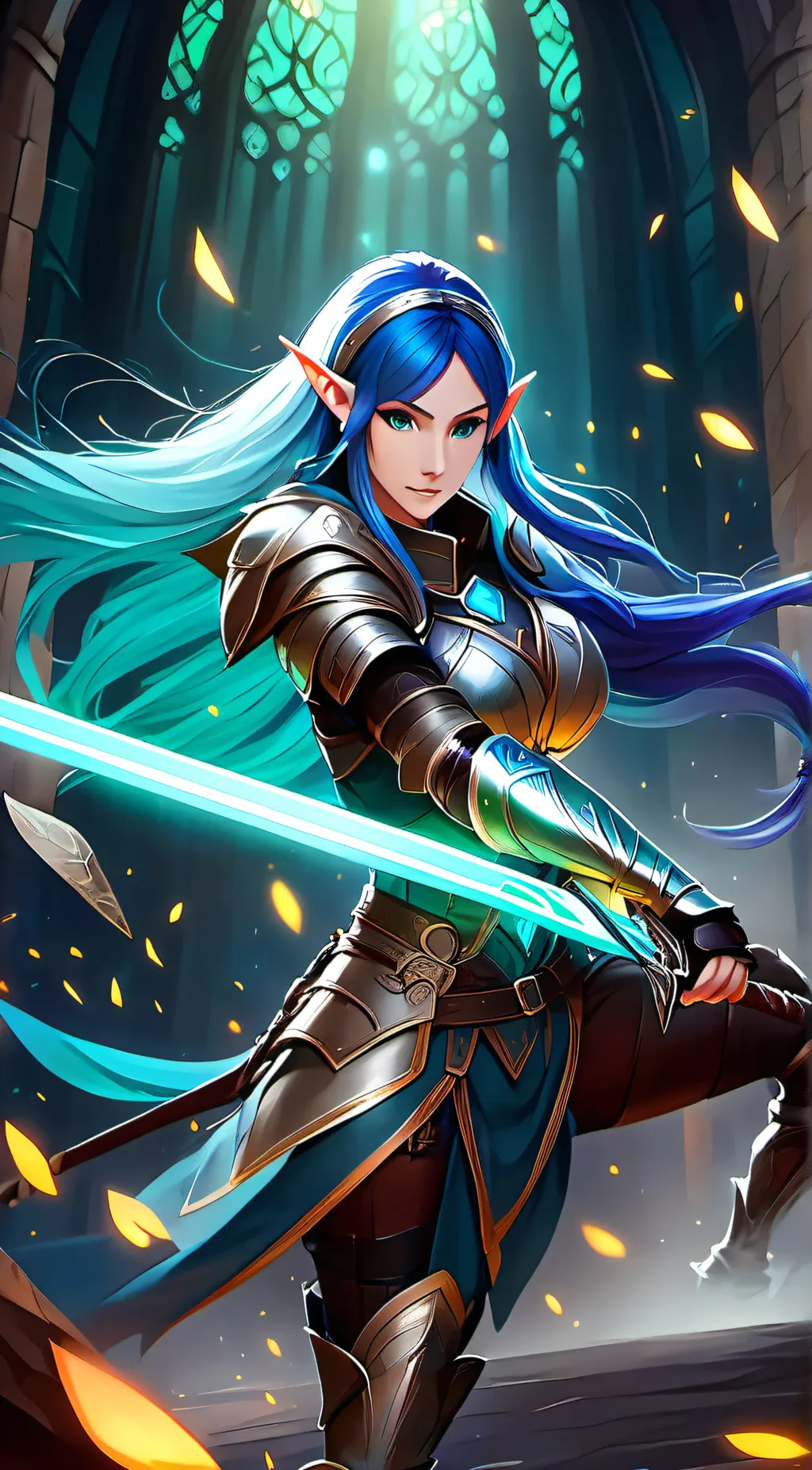 ai character: Elara  background