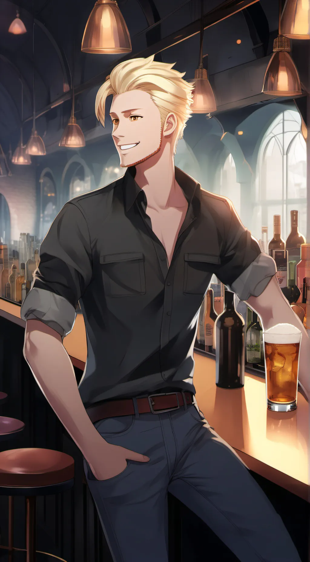 ai character: George background