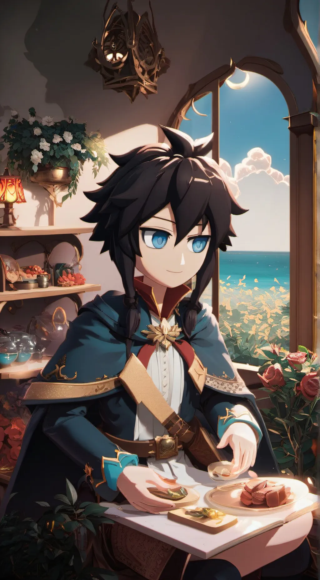 ai character: Giyuu Tomioka background