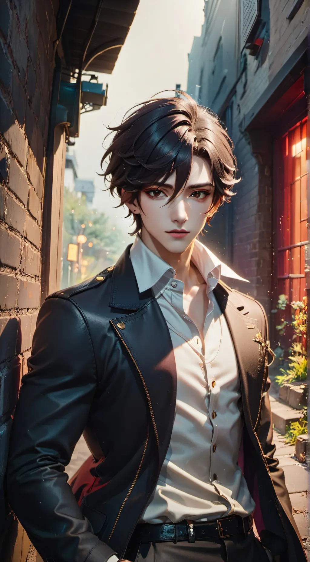 ai character: Leo background