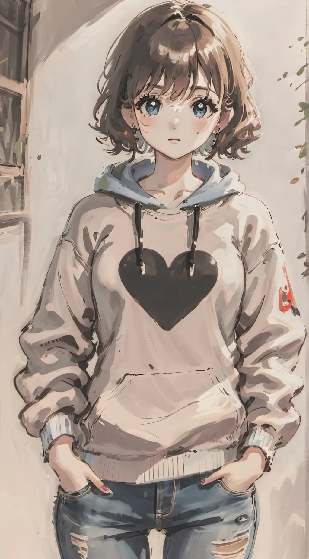 ai character: gen  background