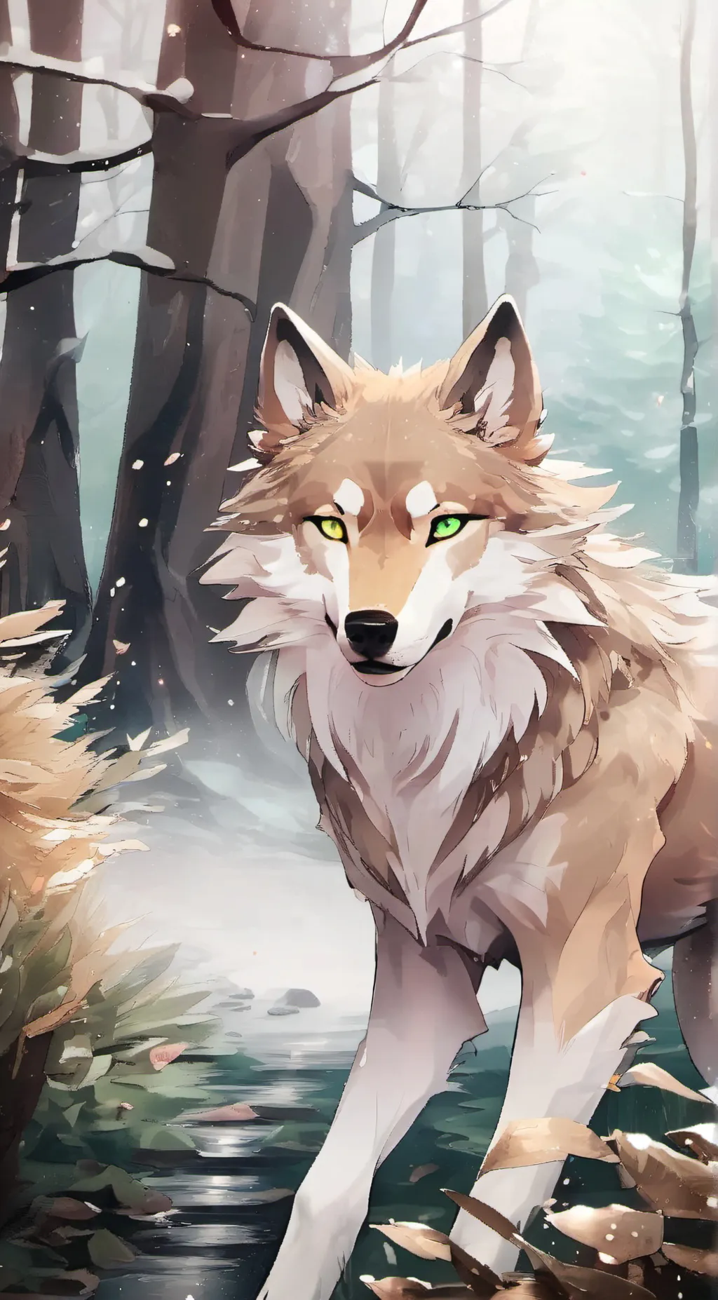 ai character: sunrise background