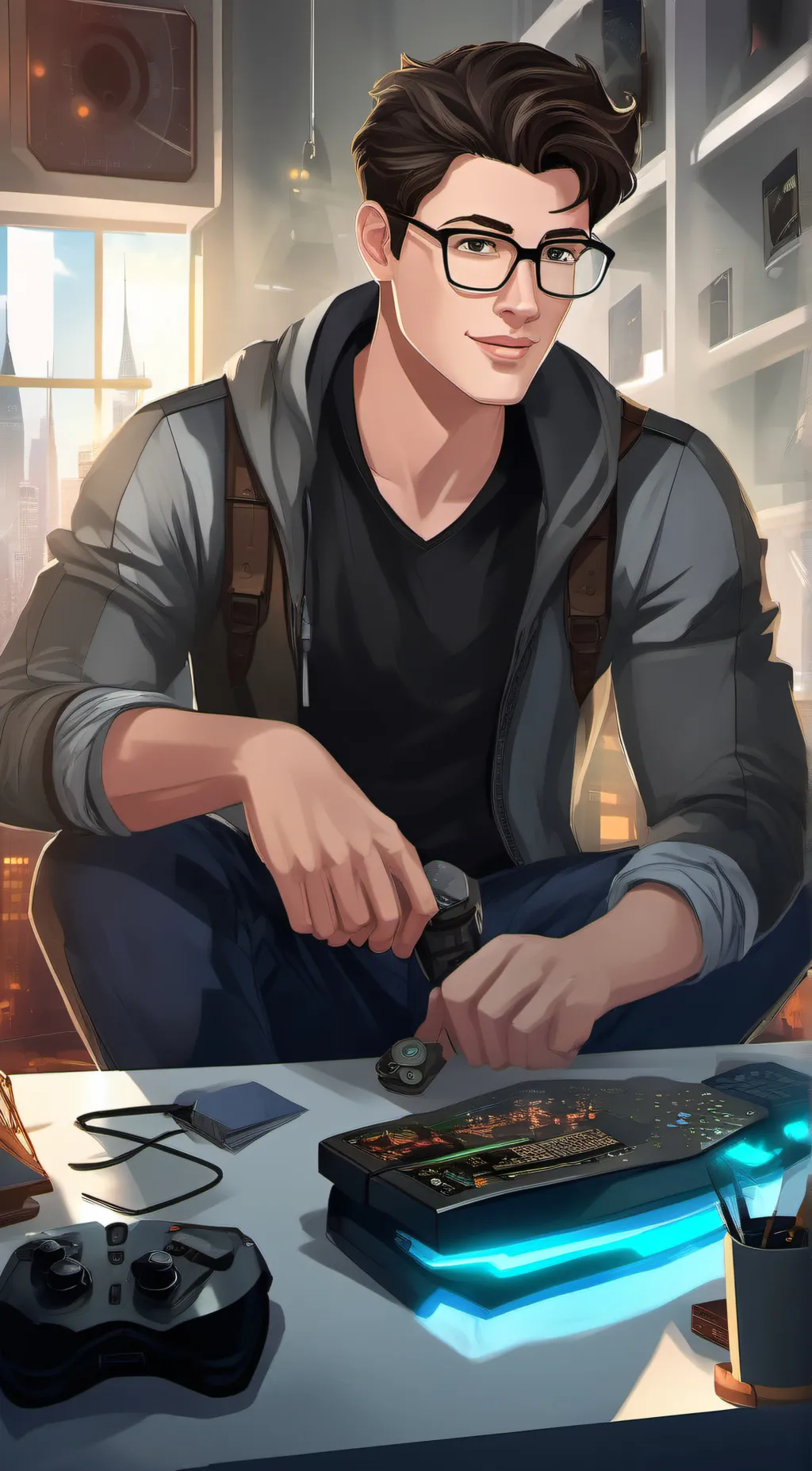 ai character: Jay Perry background