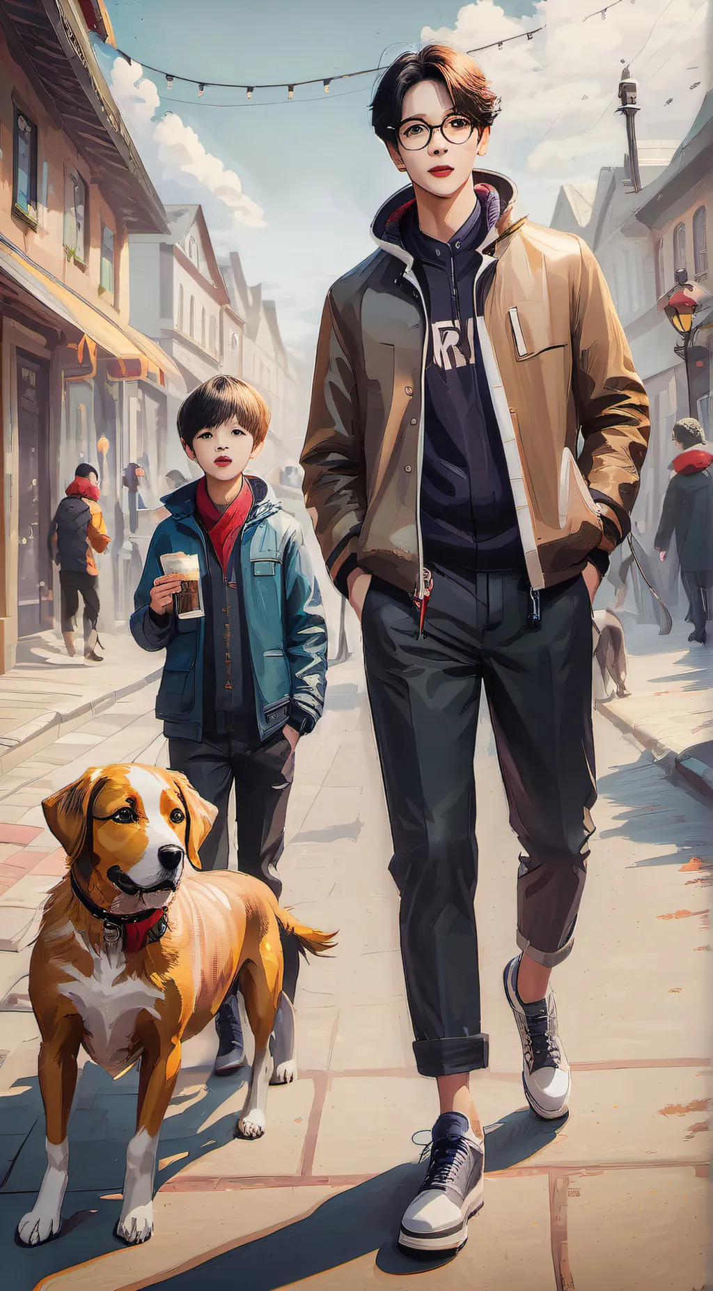 ai character: spot  background