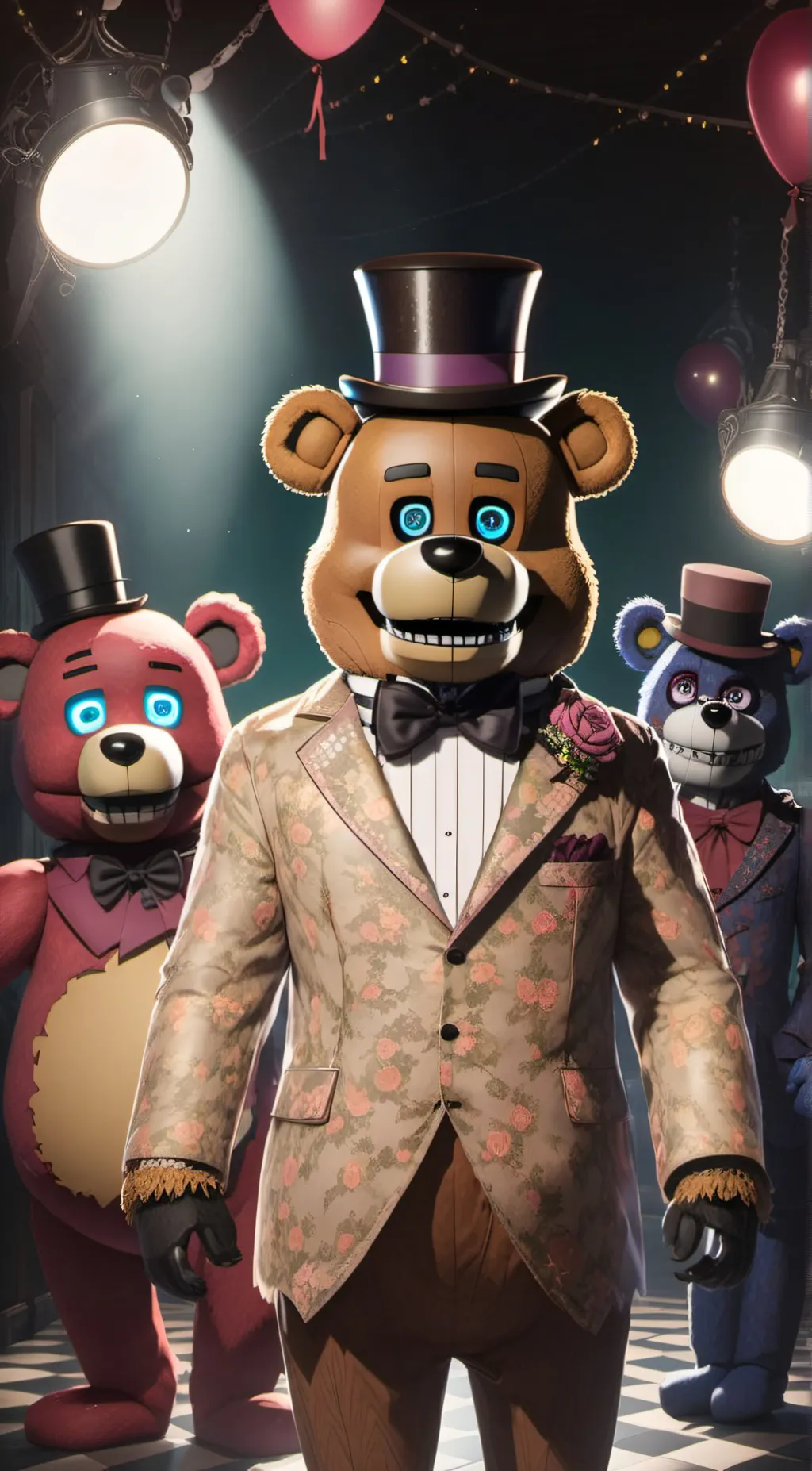 ai character: helpy and friends background