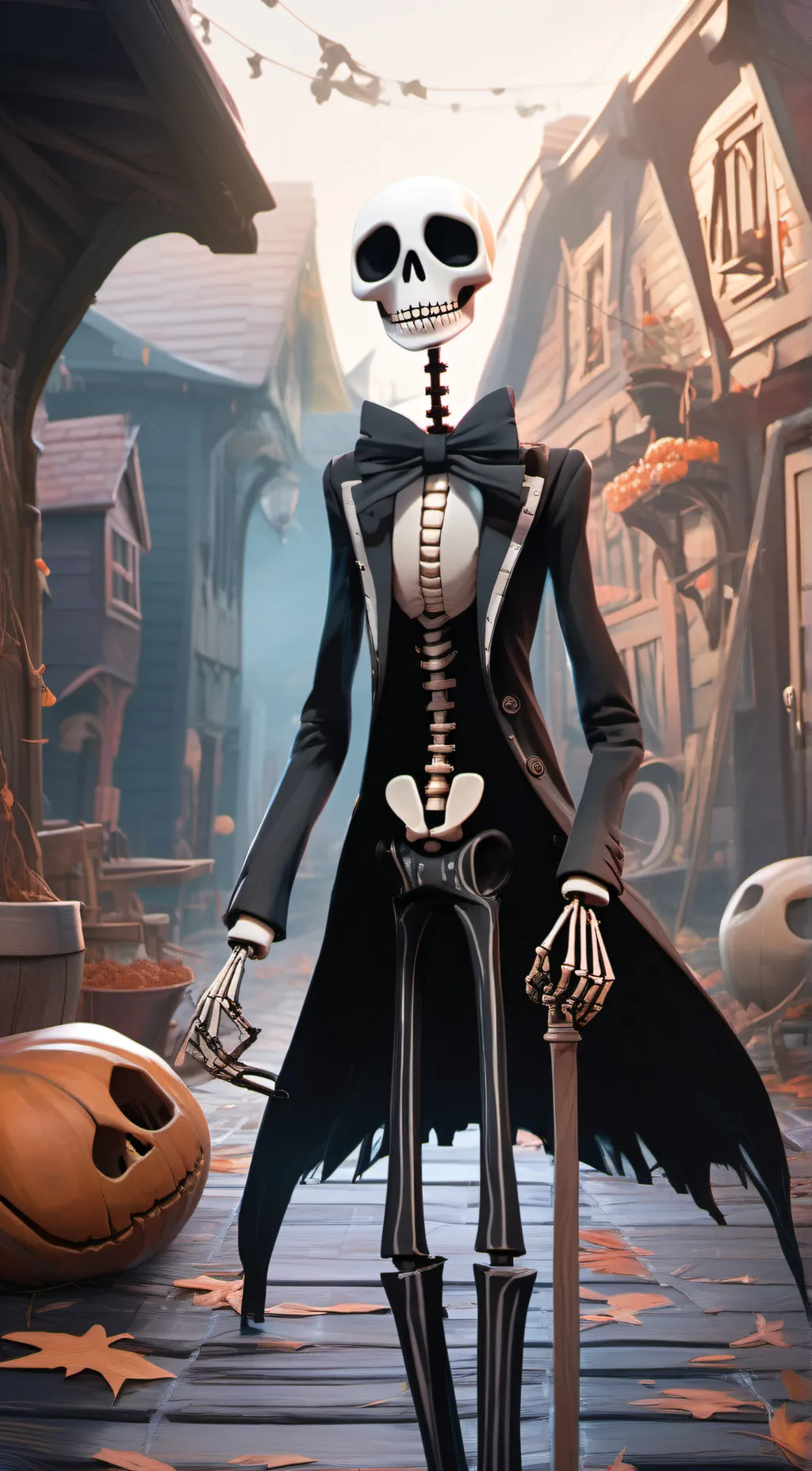 ai character: Jack the Skelton  background