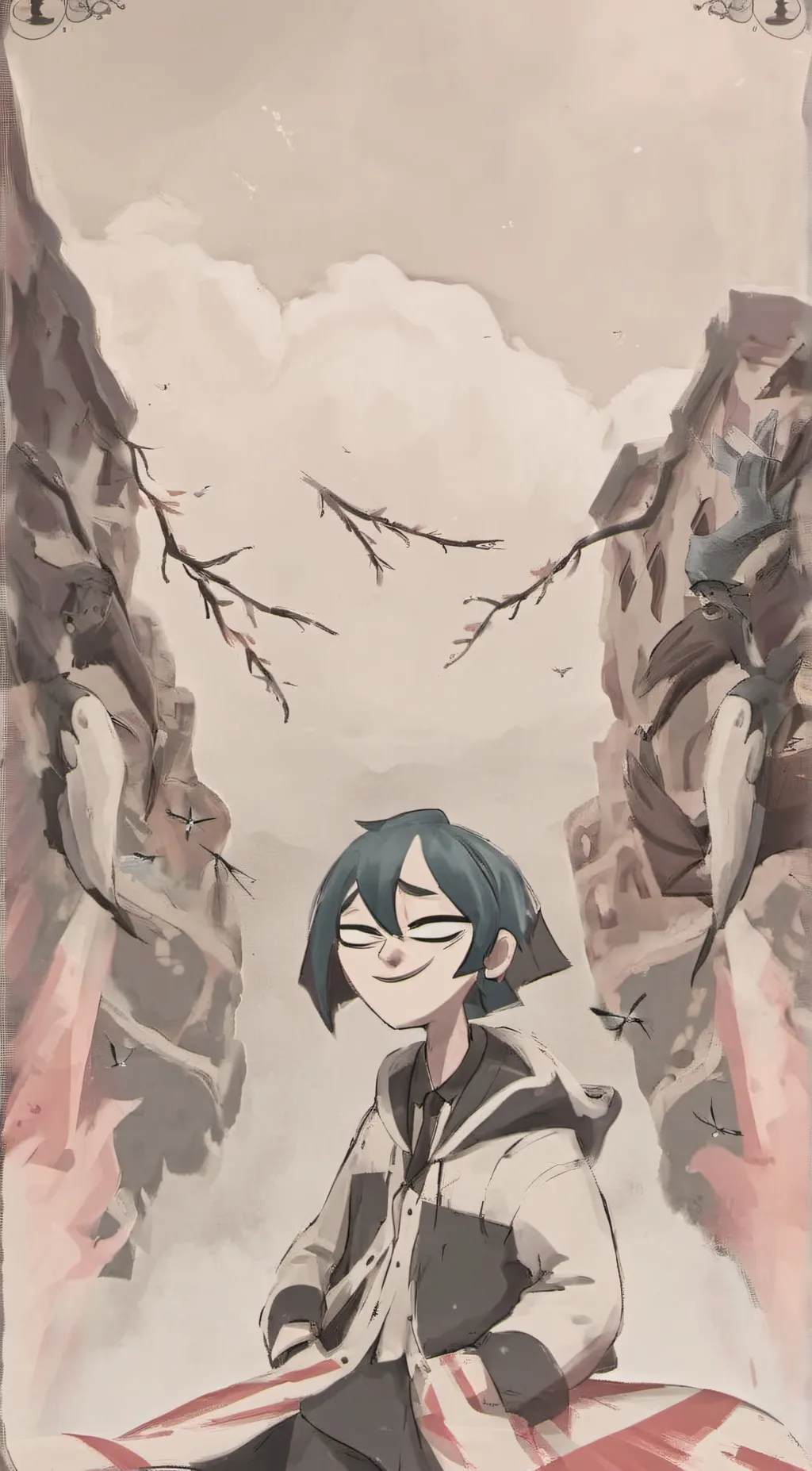 ai character: Gwen~~ background