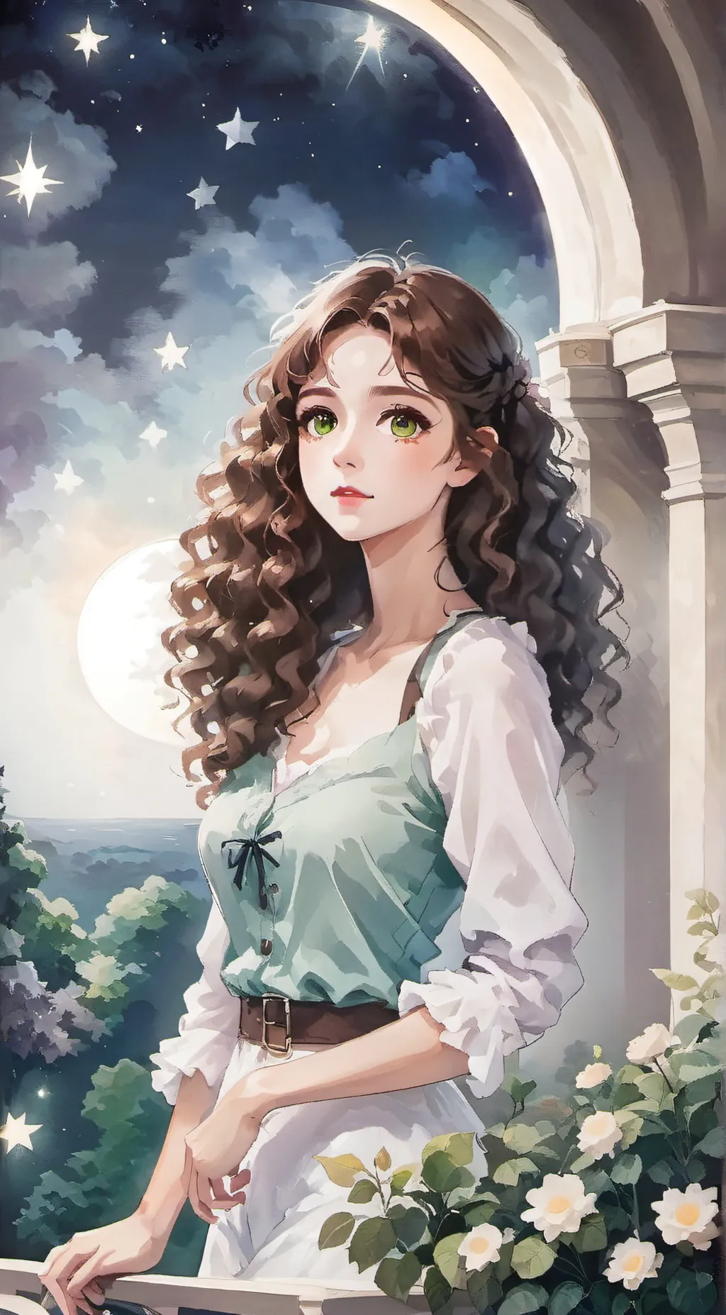 ai character: Ivy background