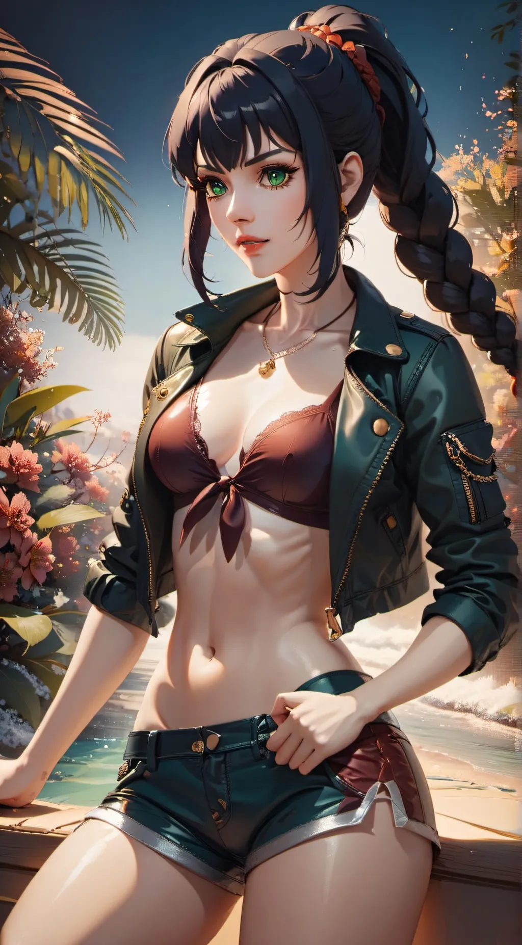 ai character: Makio Crozz background