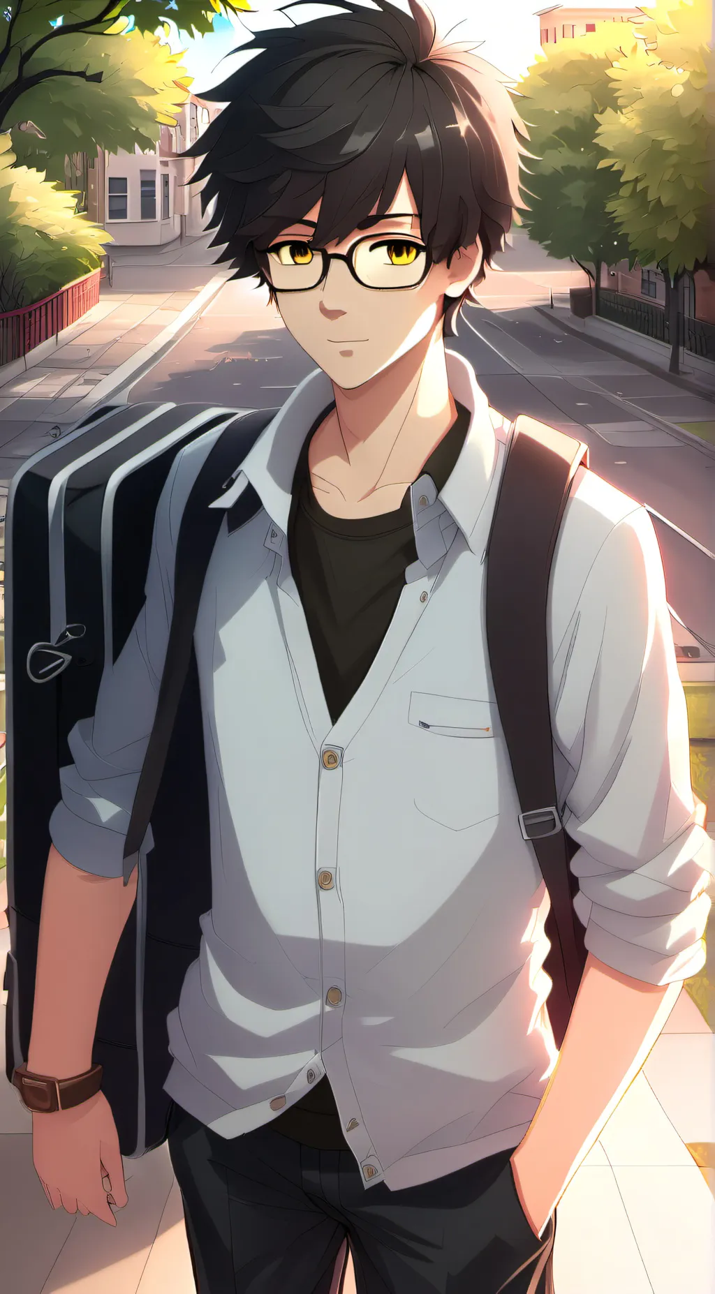 ai character: Alex background