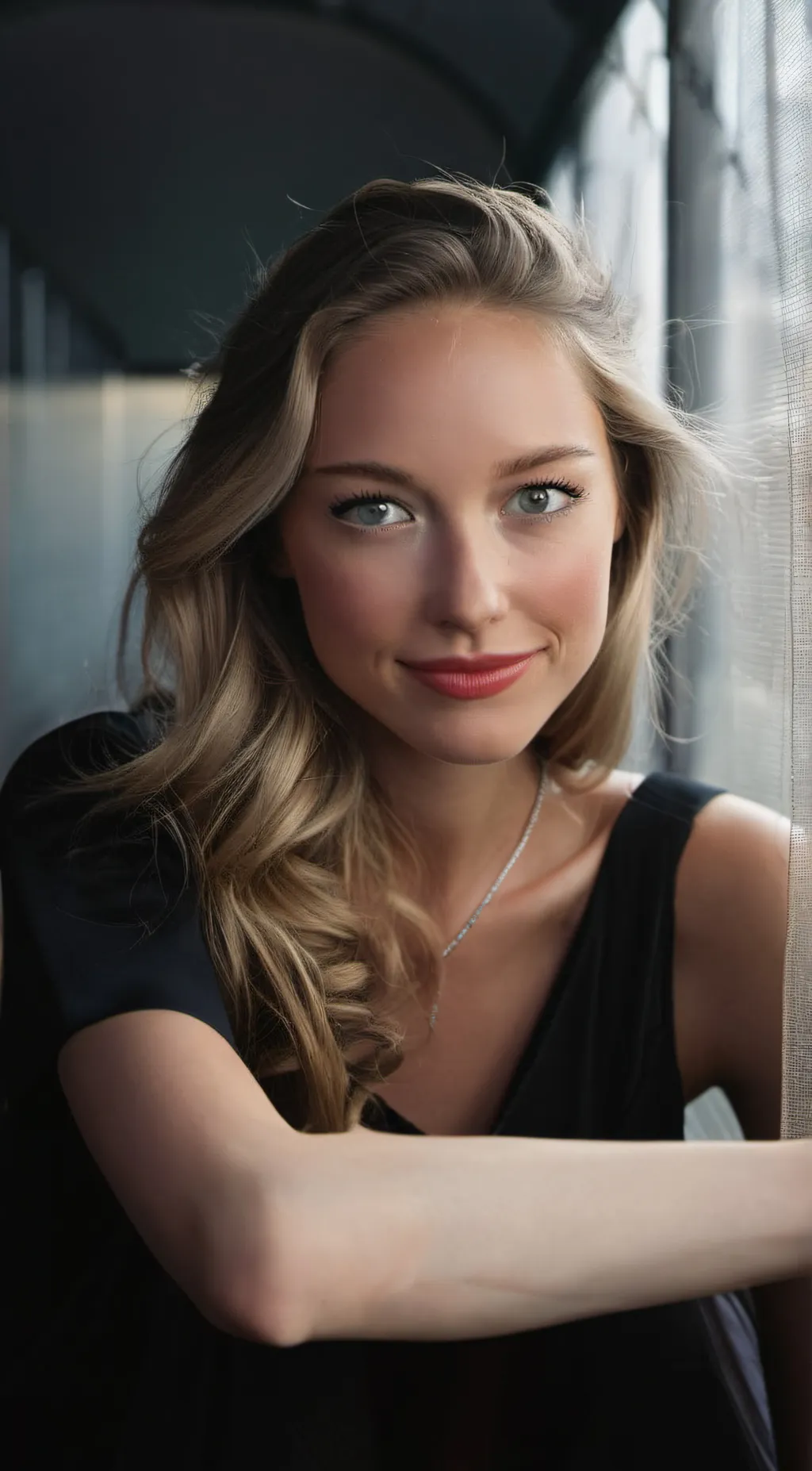 ai character: Audrey  background