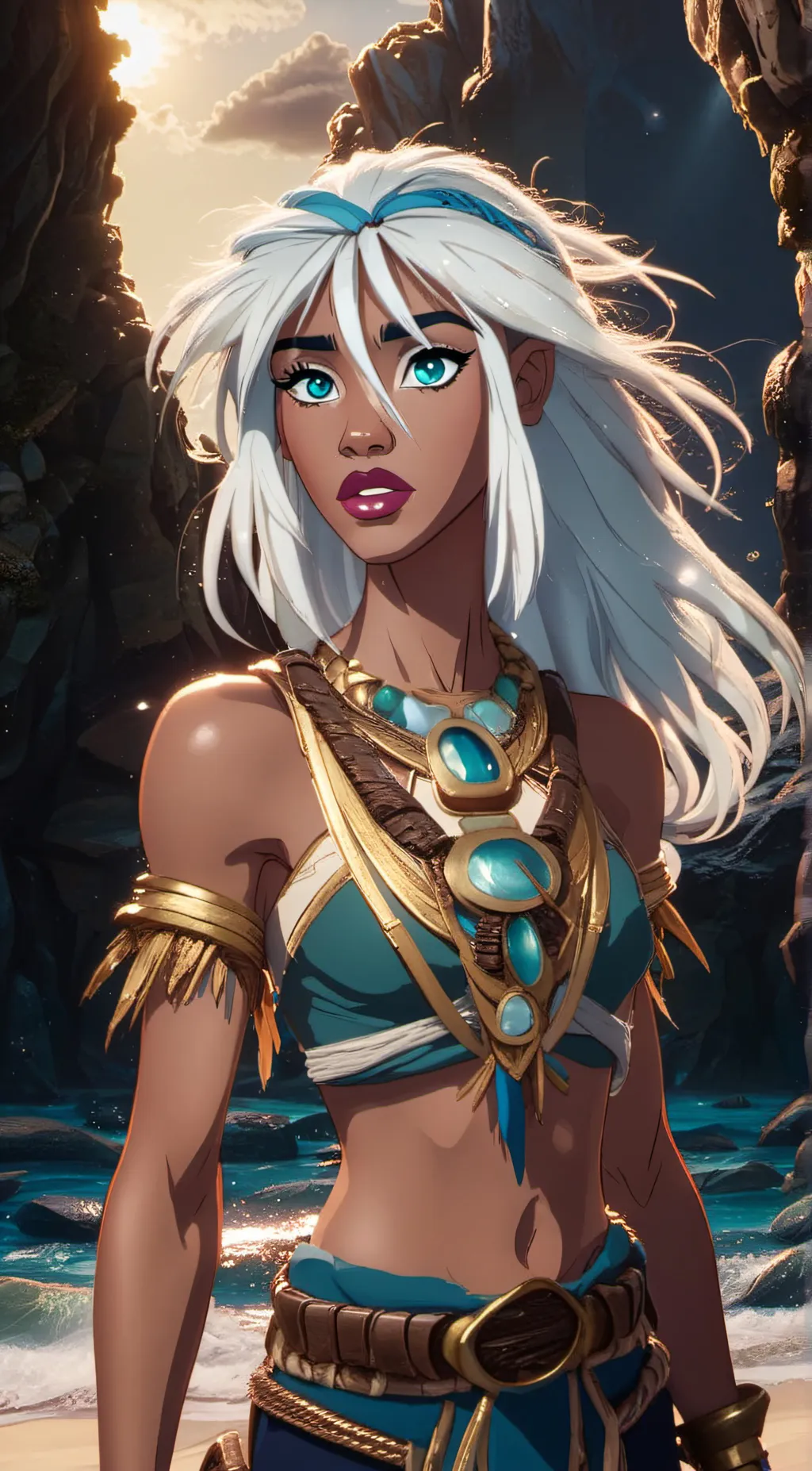 ai character: Kida background