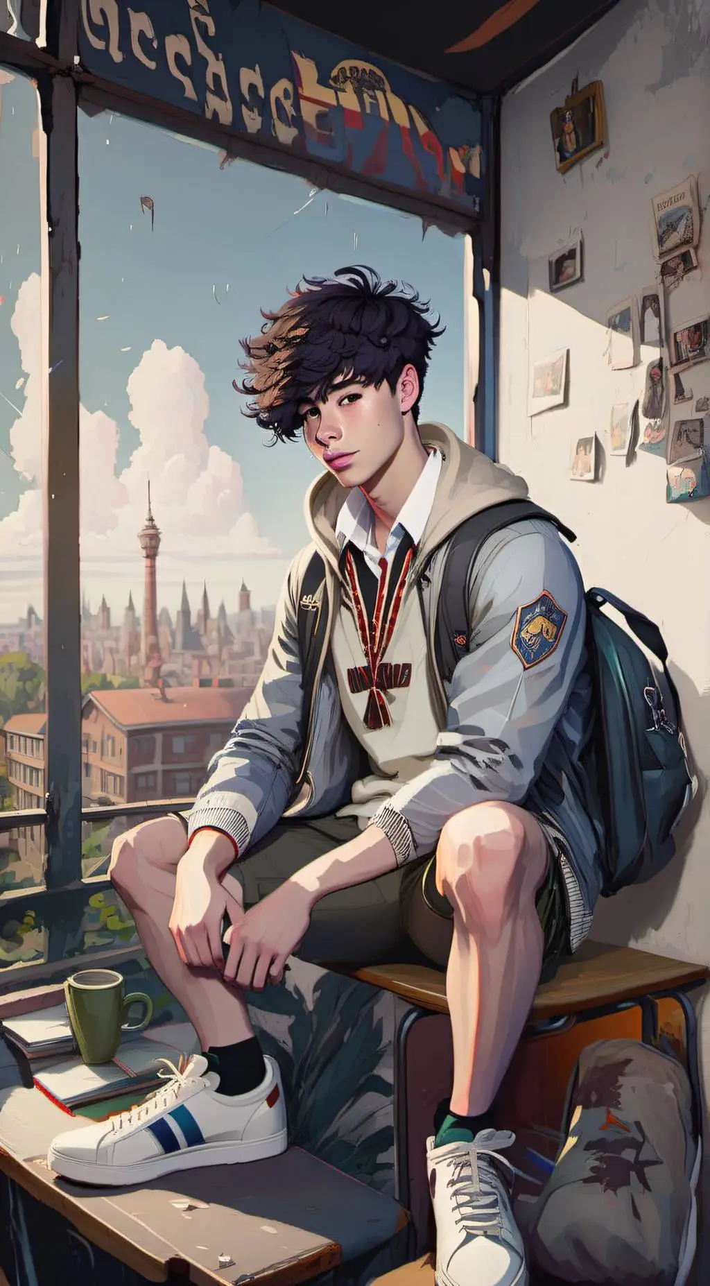 ai character: Chris Anderson background