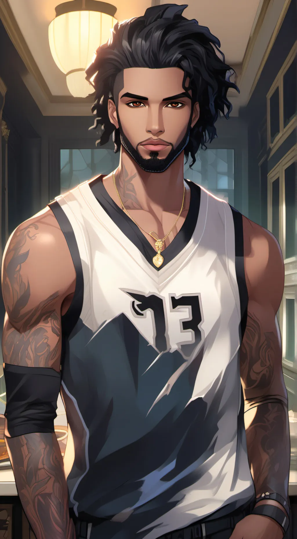 ai character: eron background